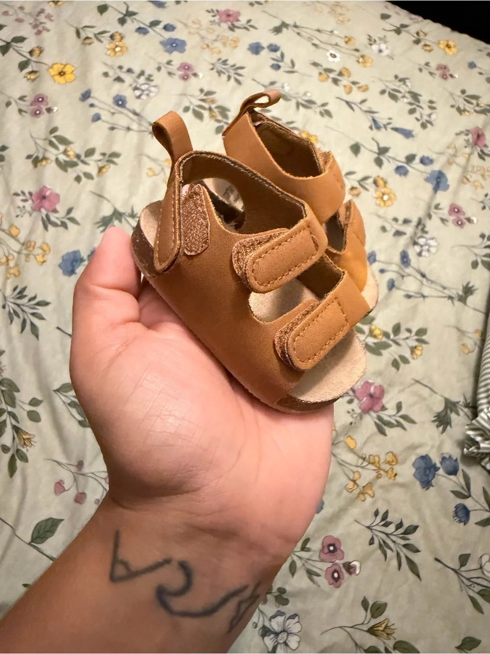 Carter's Tan Baby Walker Sandals